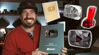 TODOS los BOTONES de YOUTUBE!!! (PLACAS y PREMIOS)