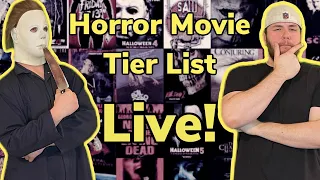 Horror Movie Tier List! LIVE!