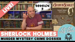 Sherlock Holmes Murder Mystery Dossier - Study in Scarlet - Session 3