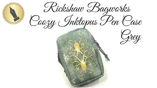 Rickshaw Coozy Pen Case Inktopus Grey Unboxing and Review