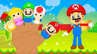 New episode! 👨🏻‍🔧⭐️ Mario Bros song | The finger family Super Mario version | Superzoo