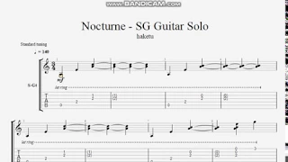 Noturne solo -Guitar pro tab -Link tab