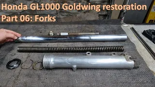 Honda GL1000 Goldwing restoration part 06: Forks