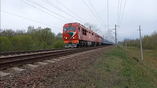ТЭП70БС-145+178 с п. №302 Минск - Адлер