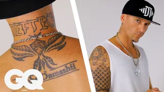 Def Tech Shen Breaks Down His Tattoos | Tattoo Tour | GQ JAPAN