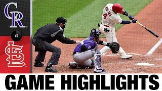 Rockies vs. Cardinals Game Highlights (5/8/21) | MLB Highlights