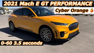 2021 Mach E GT Performance in Cyber Orange