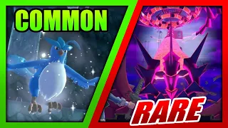 How Rare is Every Legendary Pokemon?