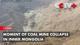 Surveillance Camera Captures Coal Mine Collapse in Inner Mongolia