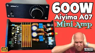 Is it the MOST POWERFUL Mini Amp on Amazon? AIYIMA A07 Amp Dyno Test and Review