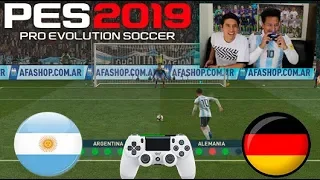 !!EPIC RETO PENALES  ⚽️PES 2019⚽️!! 🇦🇷Argentina vs 🇩🇪Alemania (final inesperado)