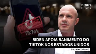 Biden apoia banimento do TikTok nos Estados Unidos | Análise com Bruno Corano