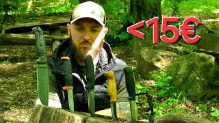 Najlepší Nôž DO 15€ na Survival a Bushcraft