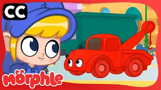 The Red Hero vs Wheel Bandits | Towtruck Triumph | Mila & Morphle Literacy | Cartoons with Subtitles