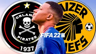 KAIZER CHIEFS VS ORLANDO PIRATES|THE SOWETO DERBY|FIFA 22 WALKTHOURGH NEW FACES,KITS AND GAMEPLAY|