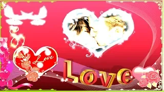 I Love You!, 💕 Background Video Footage with heart💕. Video animation HD