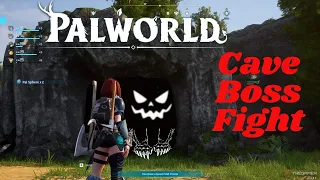 First Cave Boss fight Palworld Pokemon Adventure Ep 5