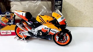 Unboxing Maisto 1/10 Honda Repsol RCV 212 2009 MOTOGP | Diecast Model Bike | Maisto Model Bike