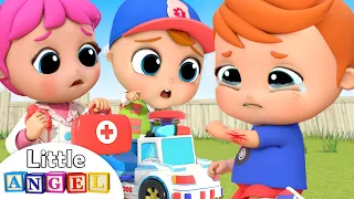 Doctor is Here to Help | Boo Boo Song | Little Angel Kids Songs &Nursery Rhymes