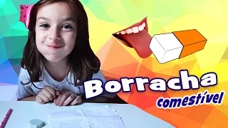 Comestible Rubber with School Wear (School Supplies, DIY, How To, Trolling)