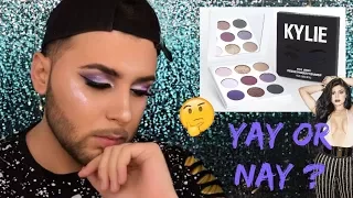 Kylie Cosmetics PURPLE PALETTE & WISTERIA | Tutorial & Review 2017