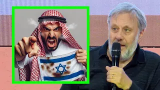 Slavoj Zizek challenged on Palestine: You're a puppet of the Jews!