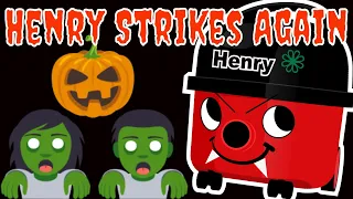 Henry the Hoover GOBBLES UP Kids Halloween Candy ~ Fun Vacuum Cleaner Video for Kids