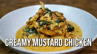 Creamy Mustard Chicken | The Tastiest Recipe
