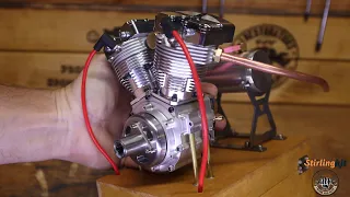 This Miniature V-Twin Motorcycle Engine is a absolute beast!