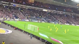 Scotland vs Ukraine nations league 3-0: Lyndon Dykes goal