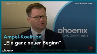 Carsten Schneider zur Vereidigung der Ampel-Koalition am 08.12.21