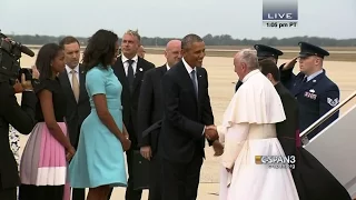 Pope Francis Arrival (C-SPAN)