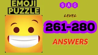 Emoji Puzzle! level 261 262 263 264 265 266 267 268 269 270 271 272 273 274 275 276 277 278 279 280