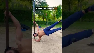 JAKO RAKHE SAIYAN MAAR SAKE NA KOI 🔥 #calisthenics #workout #motivation #shorts #humanflag