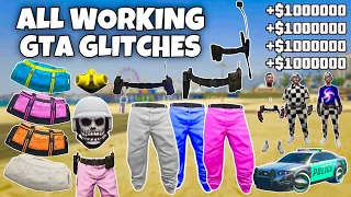 ALL WORKING GTA 5 GLITCHES IN 1 VIDEO! BEST GLITCHES IN GTA 5 ONLINE 1.68!