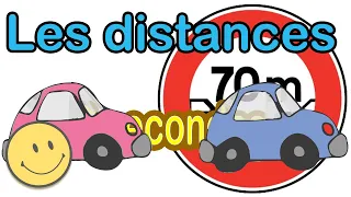 Cours de code de la route 2023. Les distances