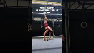 World Record? HANDSTAND PushUp