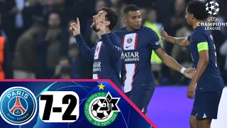 PSG Vs Maccabi Haifa 7-2 All Goals & Extended Match Highlights UEFA Champions League 2022HD