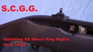 Installing XS Ghost Ring Sights on a 10/22