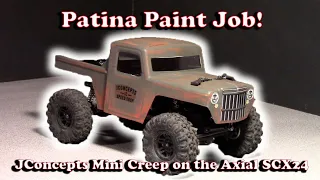 SCX24 Mini Creep Gets Patina Paint: Part IV