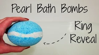 Pearl Bath Bombs Ring Reveal -  Frozen Berries Bath Bomb!