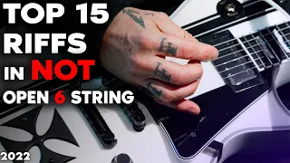 TOP 15 Metallica Riffs Written In NOT a Open 6 E String 2022