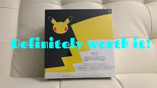 New! Unboxing of Pokémon Center 25th anniversary celebration elite trainer box/ Definitely worth it!