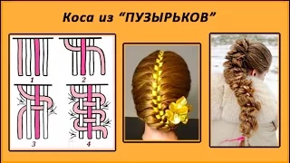 пошаговая инструкция плетения кос