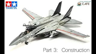 Tamiya F-14A Tomcat 1:48.  Part 3:  Construction