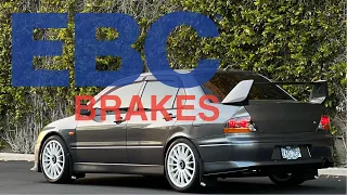 THE EVO gets new brakes and rotors from EBC!  #unboxing
