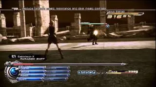 Final Fantasy XIII-2 - Serah vs. Caius (Paradox Scope, No Monsters) - 1:26