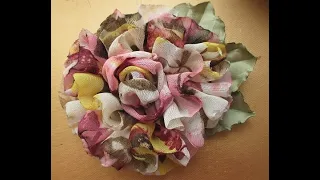 From a Scarf to a Beautiful Flower - Tutorial - jennings644 - Teacher of All Crafts