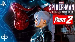 SPIDERMAN PS4 El Atraco DLC Parte 2 Español Gameplay | Spiderman vs Black Cat (La Gata Negra DLC 1)