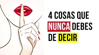 4 COSAS que SIEMPRE debes MANTENER en SECRETO.